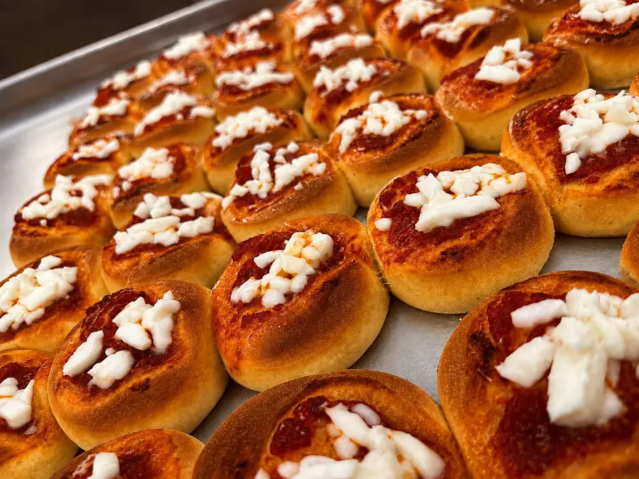 Pizzette rosse